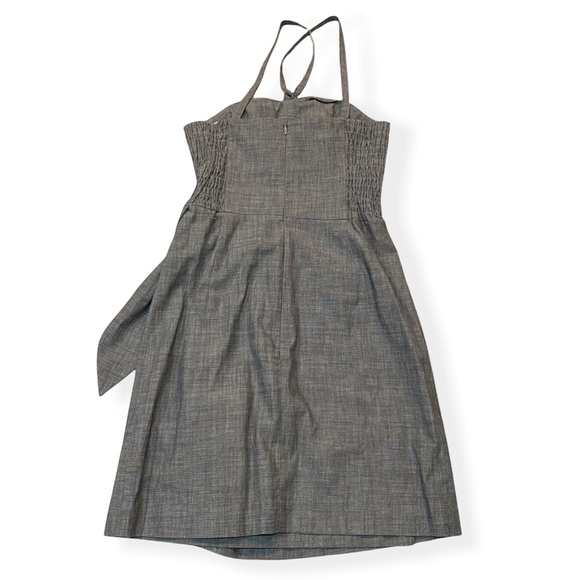 Jill Stuart Sweetheart Neck Mini A-Line Dress Gray Womens Size 0 - Picture 2 of 9